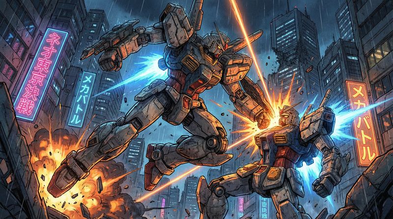 萝莉岛动漫-机甲决战